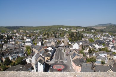 Blick auf den Habsburg- und Boemundring