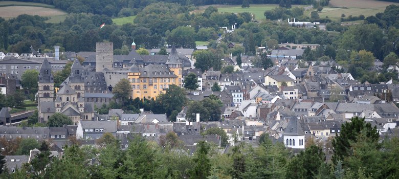 Luftaufnahme - Blick auf Mayen