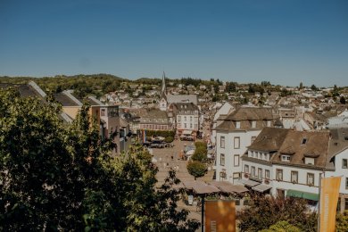 Blick auf den Marktplatz 