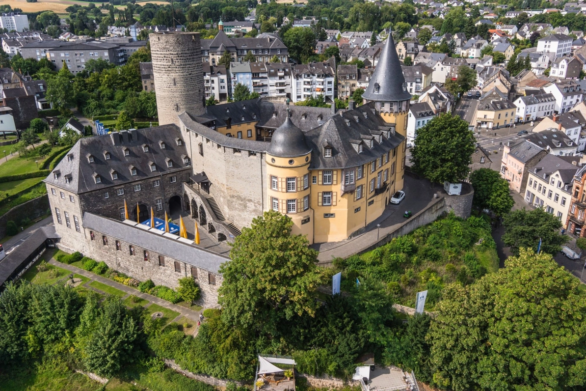 Genovevaburg von oben