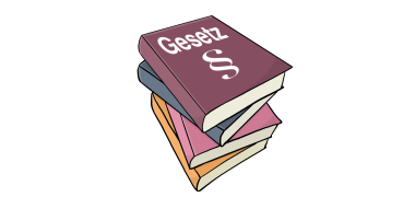 Gesetzbücher Mehrere Gesetzbücher sind übereinandergestapelt