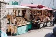 Krammarktstände Händler Hauswaren