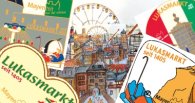 Lukasmarktpins mit Riesenrad 