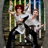 Darsteller auf der Bühne beim Stück Rocky Horror Show der Burgfestspiele