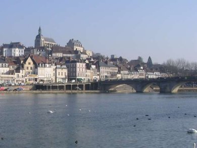 Blick auf Joigny Blick auf Joigny
