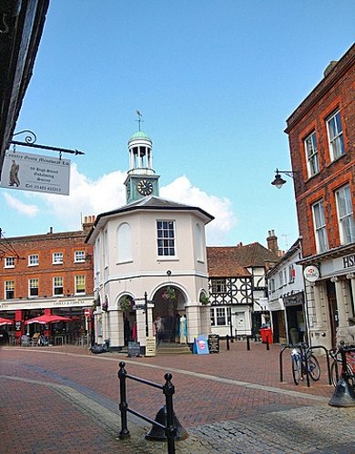 Blick in die Kirchstraße von Godalming