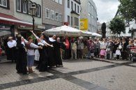 Das Burgfestensemble auf dem Brückenstraßenfest