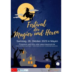 Flyer zum Festival der Magier und Hexen