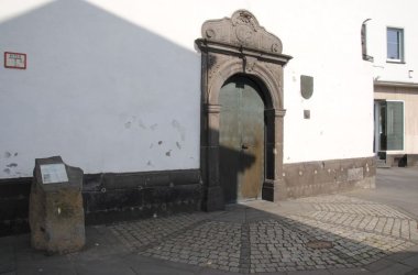 Eingang zur Heilig-Geist Kapelle in der Stehbach