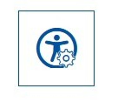 Symbol zeigt Barrierefreiheit