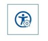 Symbol Barrierefreiheit Symbol zeigt Barrierefreiheit