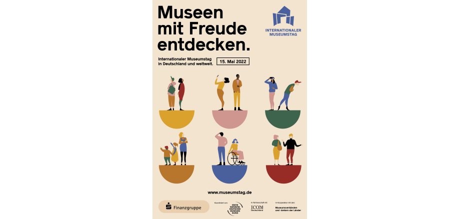 Plakat zum internationalen Museumstag am 15. Mai 2022
