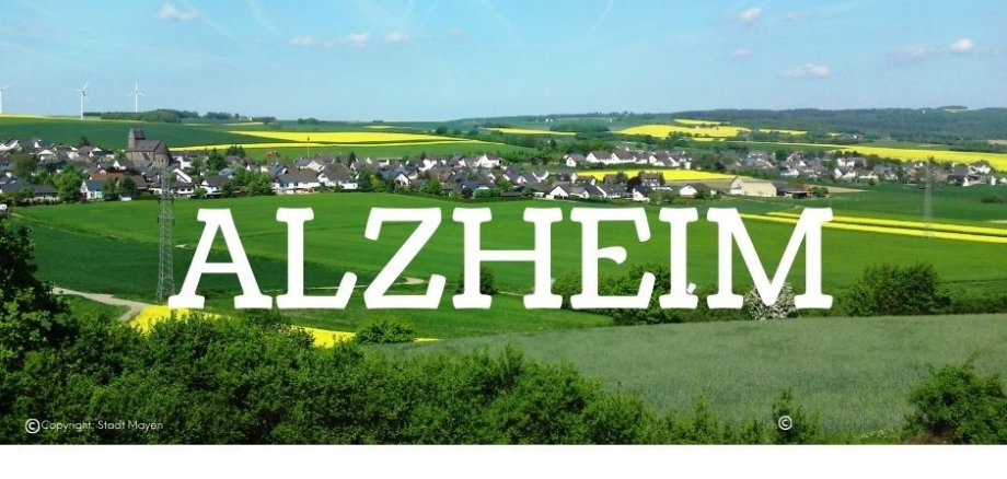 Landschaftsaussicht nach Alzheim