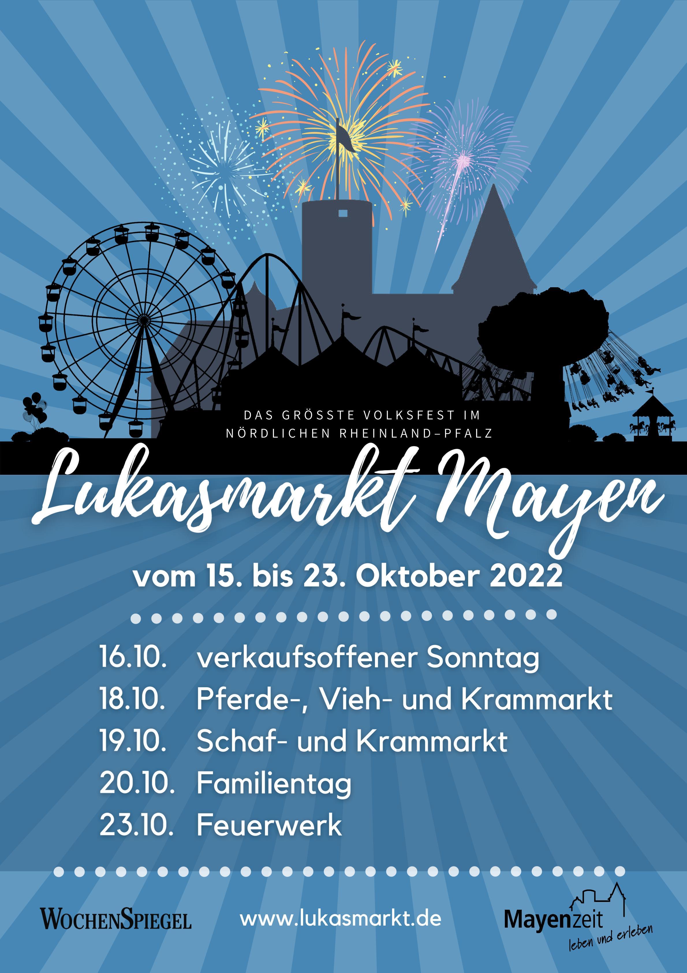 Neues Plakat vom Lukasmarkt 2022