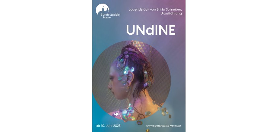 Plakat zum Jugendstück „UNDINE“