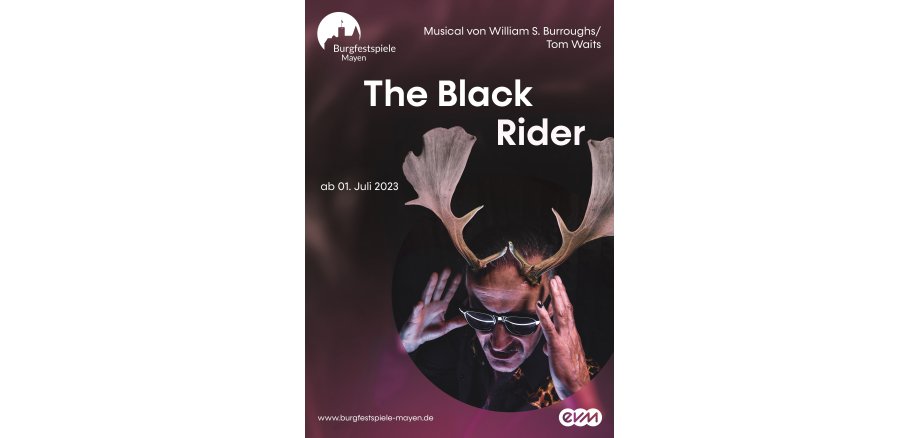 Plakat zu „The Black Rider“