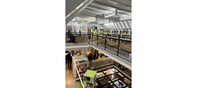 Ein Bild von den neuen Räumlichkeiten - der Galerie