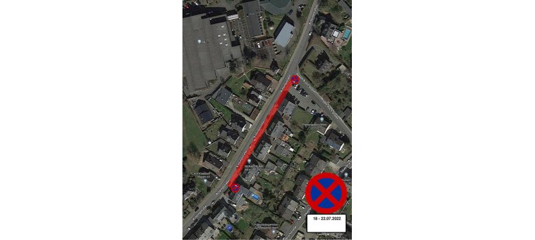 Sperrungen in der Kolpingstraße