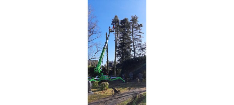 Weitere Arbeiten mit dem Steiger