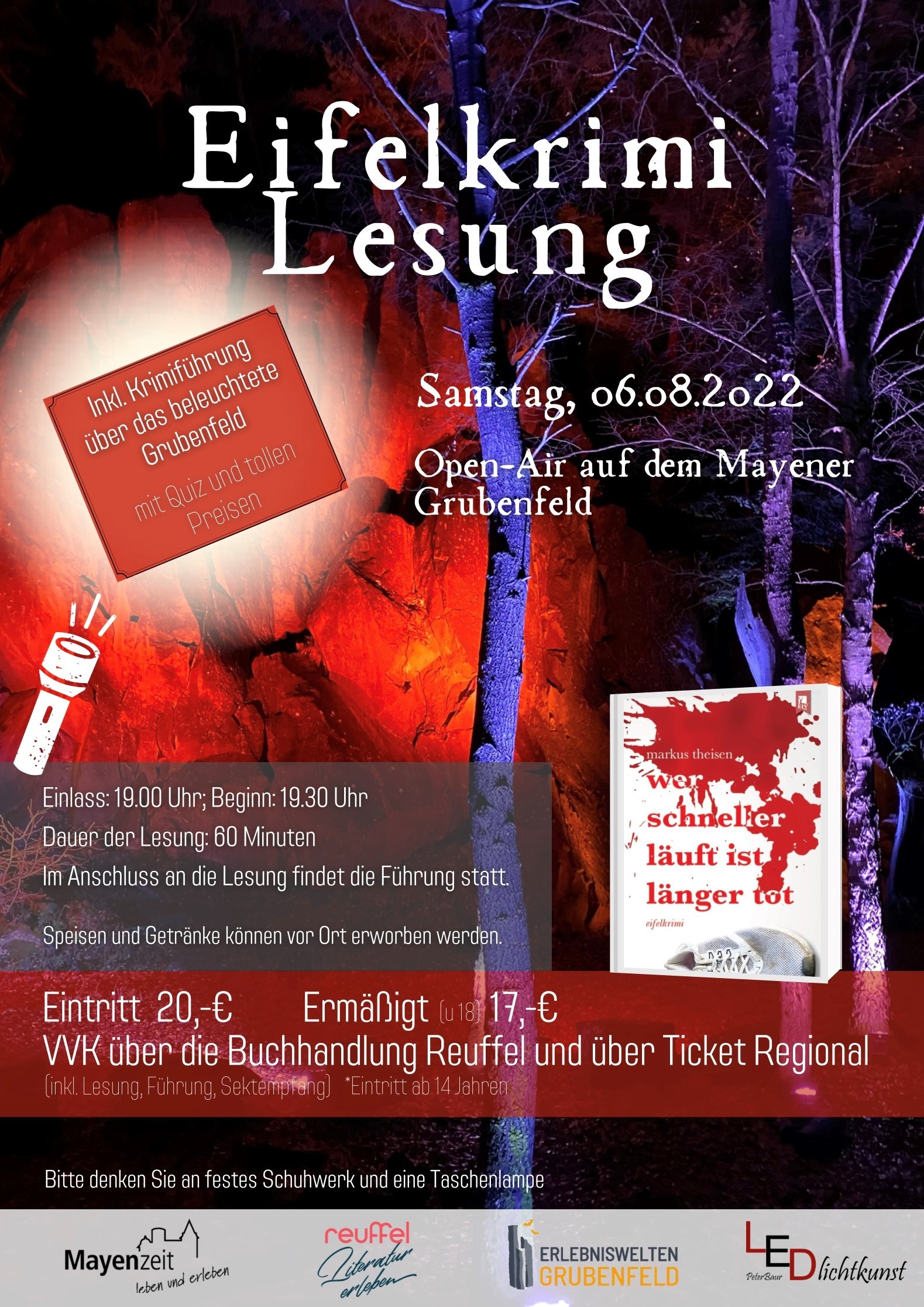 Krimi-Event am 6. August im Mayener Grubenfeld