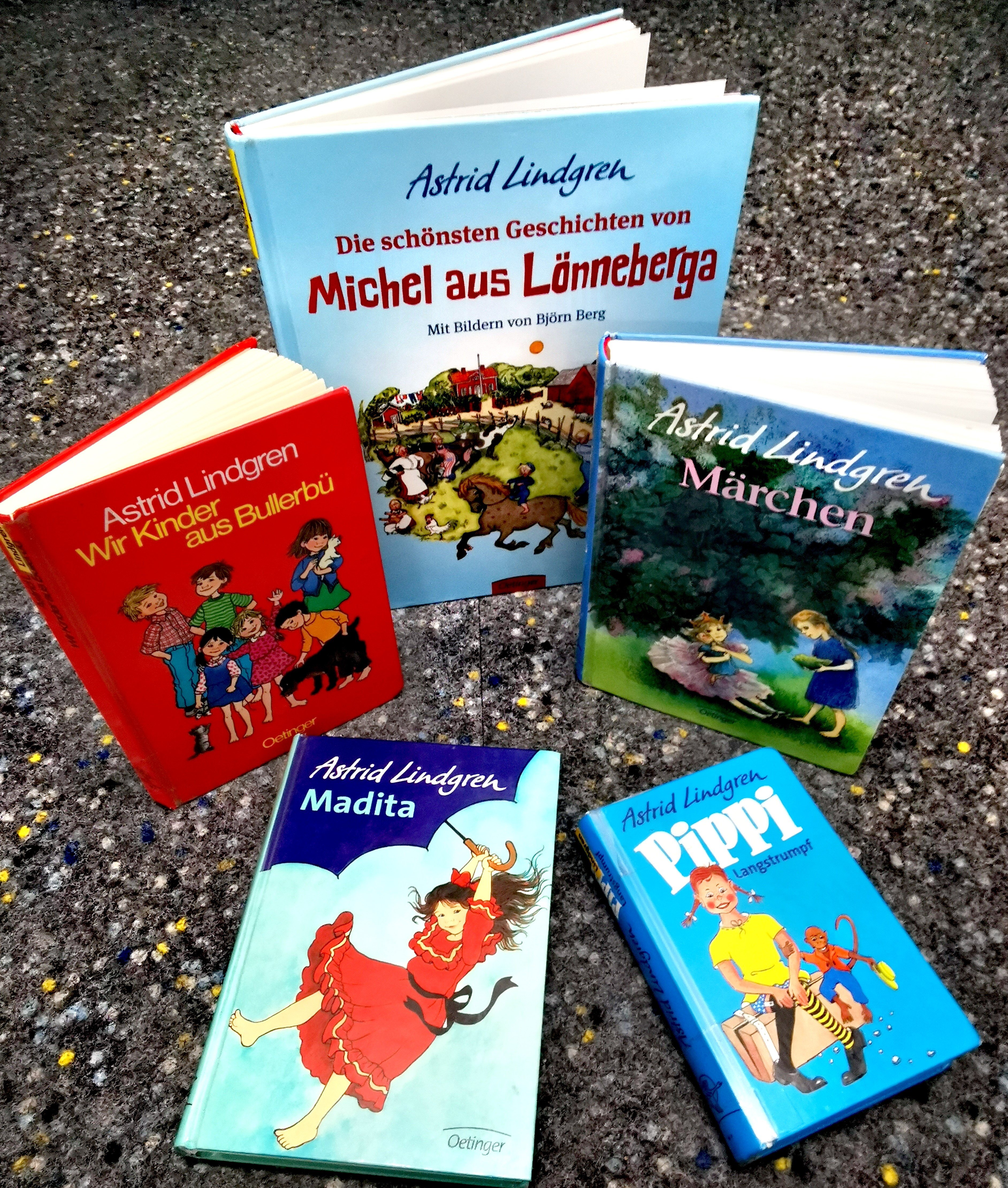 Bücher von Astrid Lidgren - Michel aus Lönneberga, Wir Kinder aus Bullerbü, Märchen, Madita und Pippi Langstrumpf