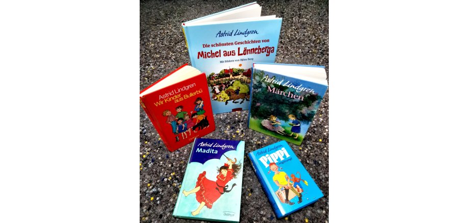 Bücher von Astrid Lidgren - Michel aus Lönneberga, Wir Kinder aus Bullerbü, Märchen, Madita und Pippi Langstrumpf