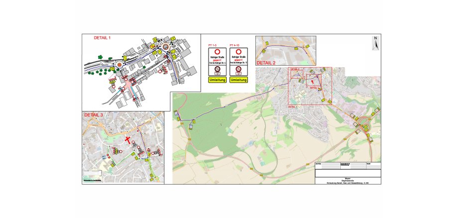 Verkehrslageplan