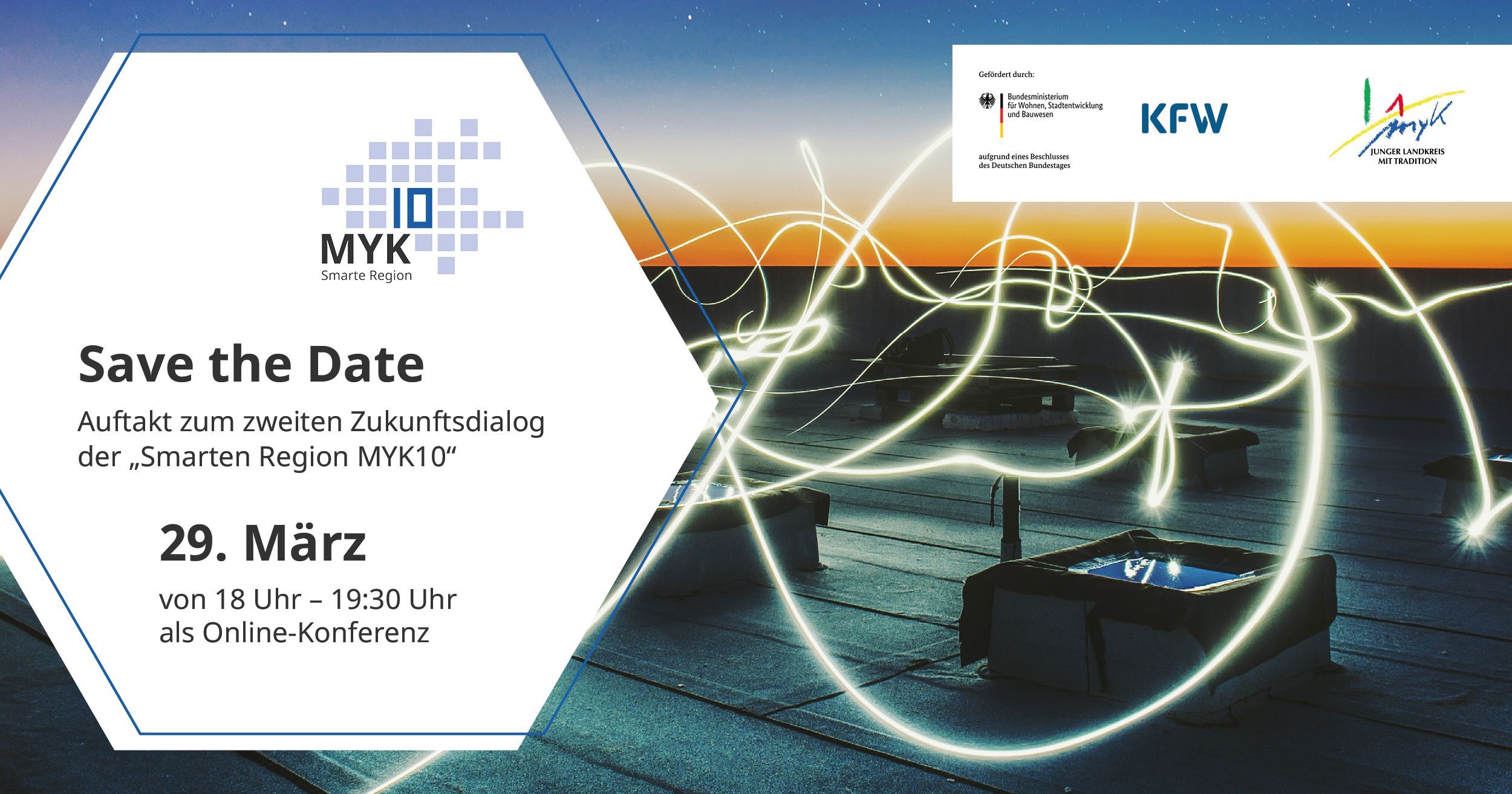Grafik auf dem -Save the date 29.03.2022, 18 -19:30 Uhr Online Konferenz - steht