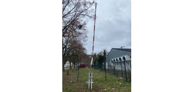 Schranke Eine geöffnete Schranke