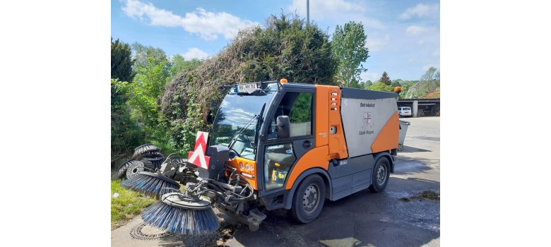 Die Kehrmaschine der Stadt Mayen