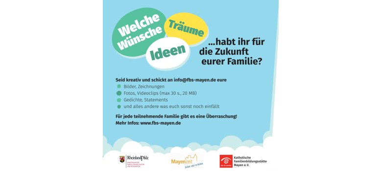 „Mehr Familie. In die Zukunft – Fertig los!“ Aktionsabschluss am 02.Juni auf dem Marktplatz Mayen