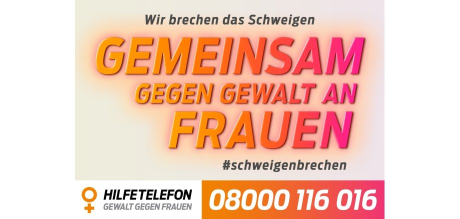 Plakat zur Aktion - mit einer Nummer drauf