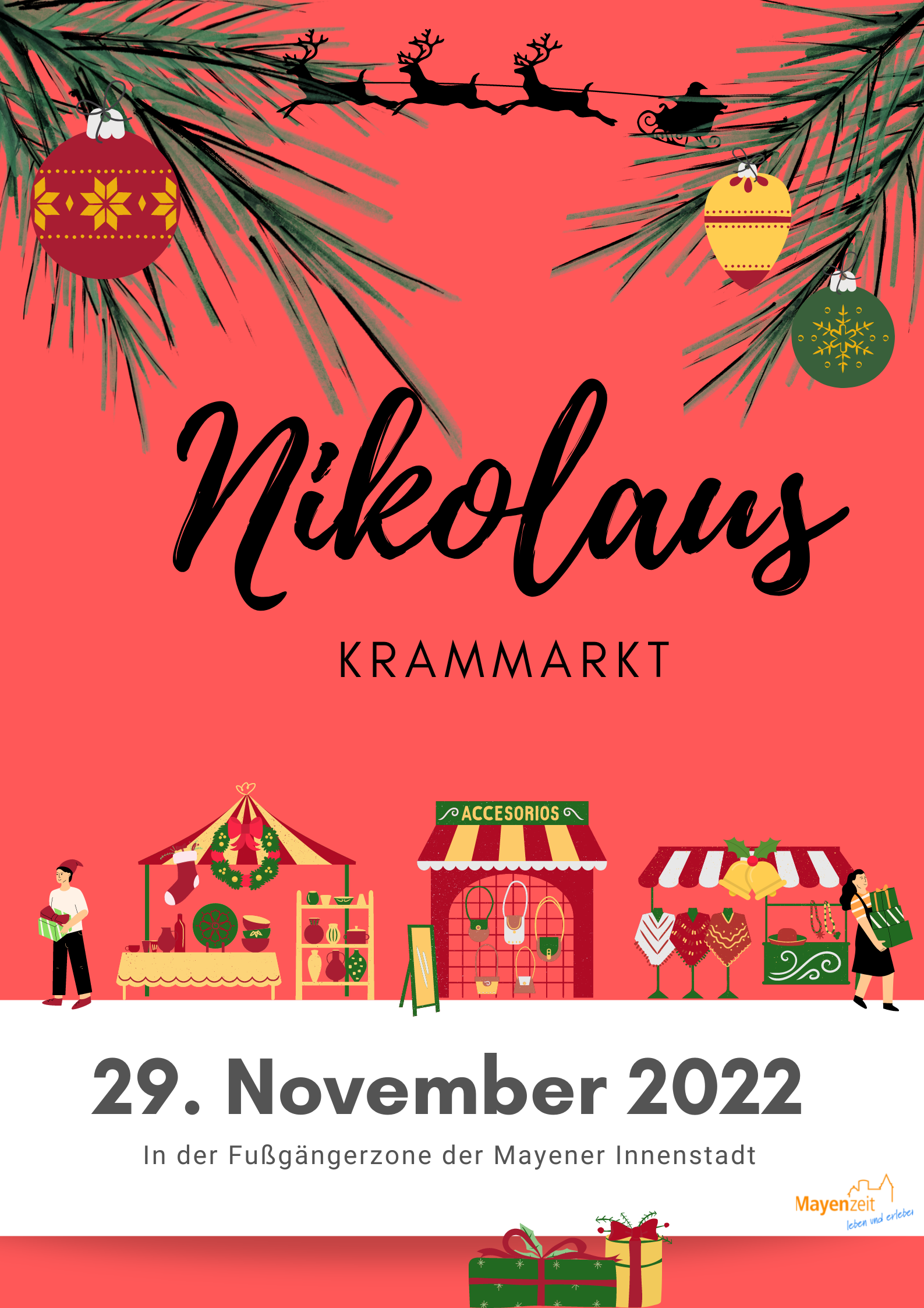 Plakat zum Nikolausmarkt