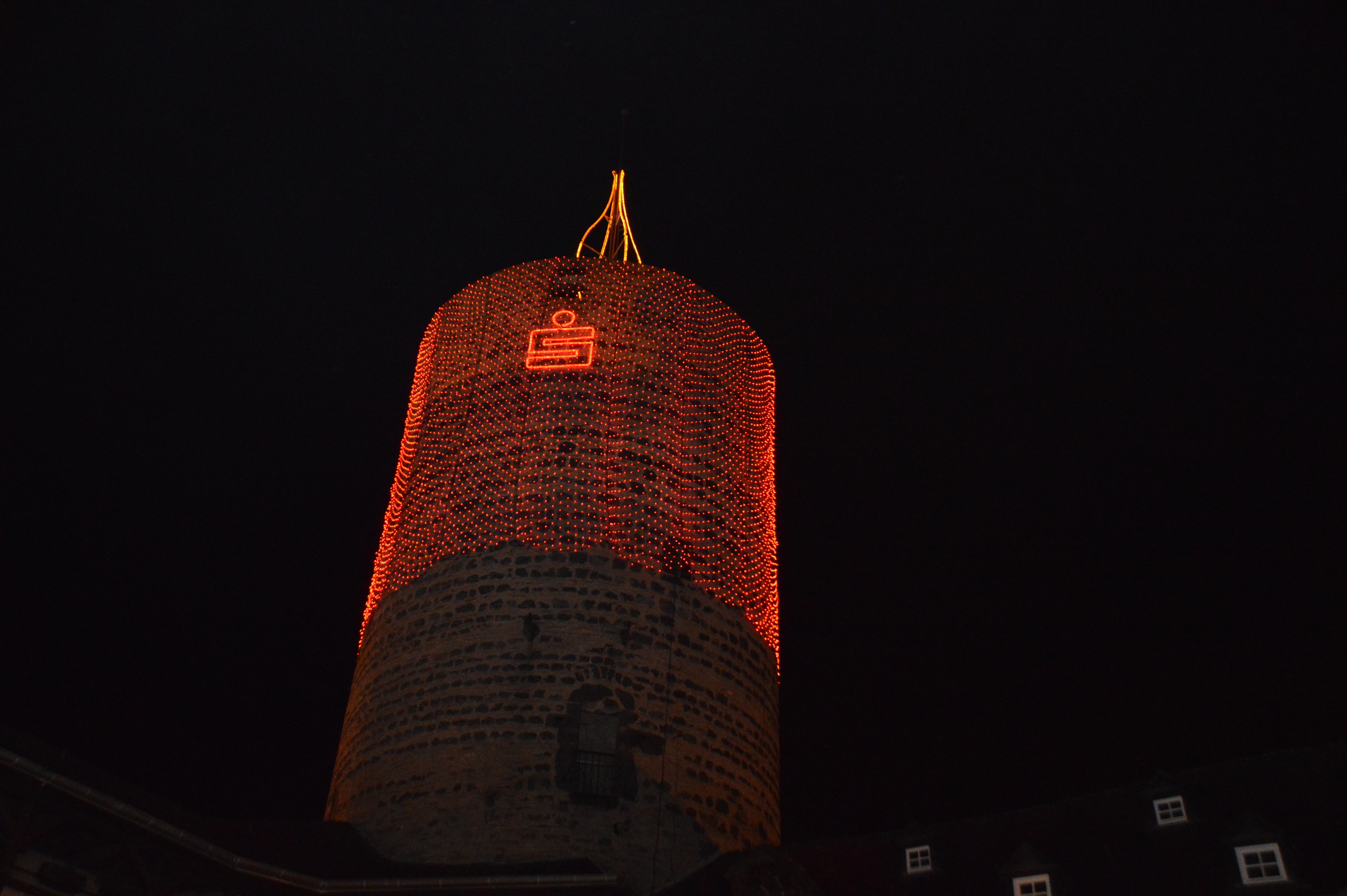 Goloturm als Adventkerze