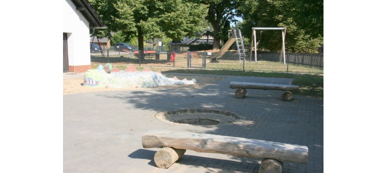 Der neu gestaltete Grillplatz in Niederadenau