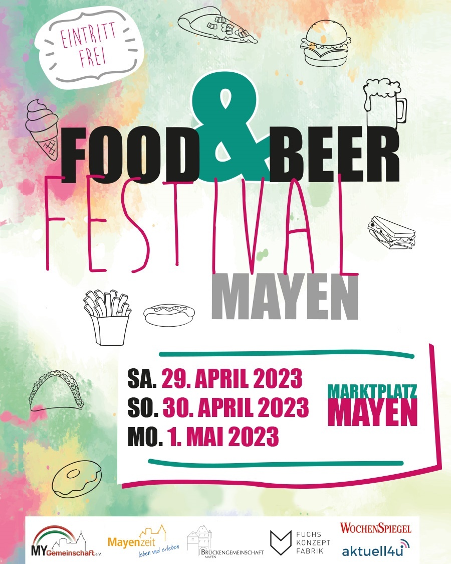 Flyer zum Food & Beer Festival 2023