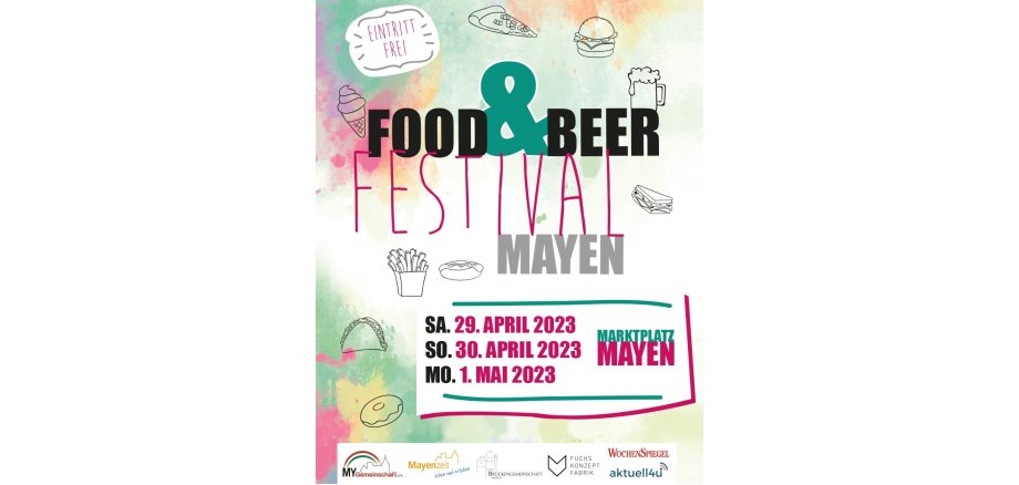Flyer zum Food & Beer Festival 2023