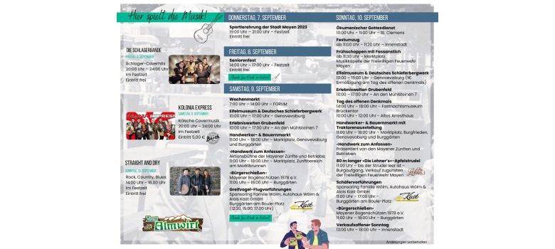 Flyer zum Stein- und Burgfest - Seite 2