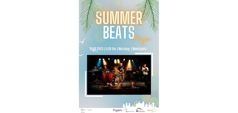 Wutzdog am 12. August bei den Summer Beats Plakat zu Wutzdog
