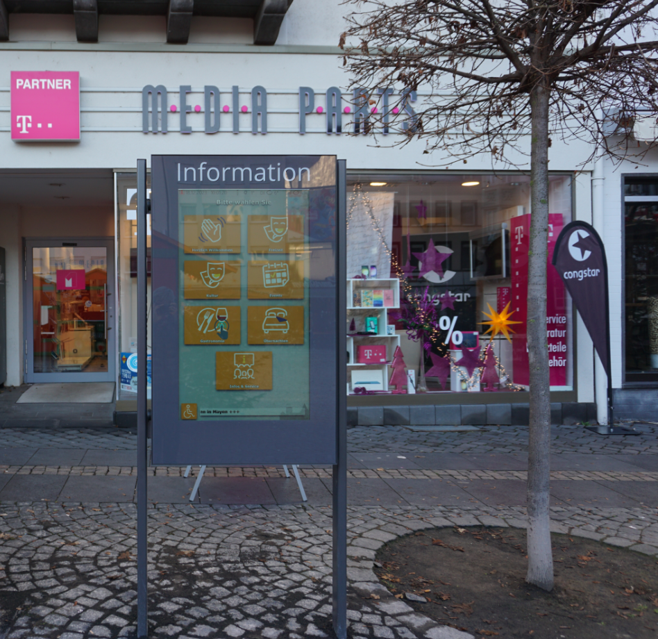 Säule als ein weiteres Informationsangebot für unsere Stadt