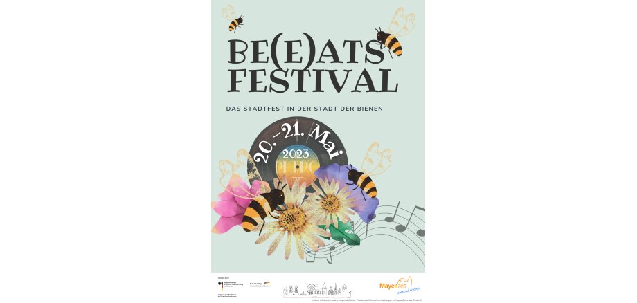 Plakat zum 1. Be(e)ats Festival