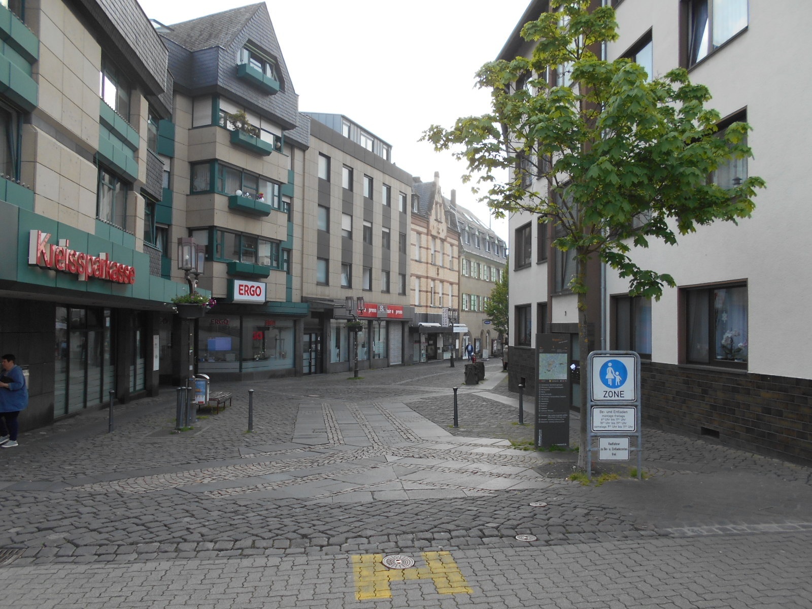 Bild der Hahngasse in Richtung Marktplatz