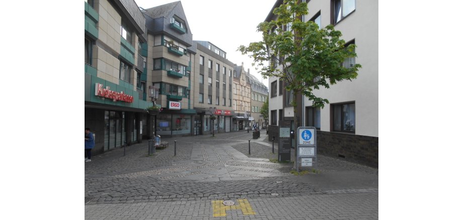 Bild der Hahngasse in Richtung Marktplatz