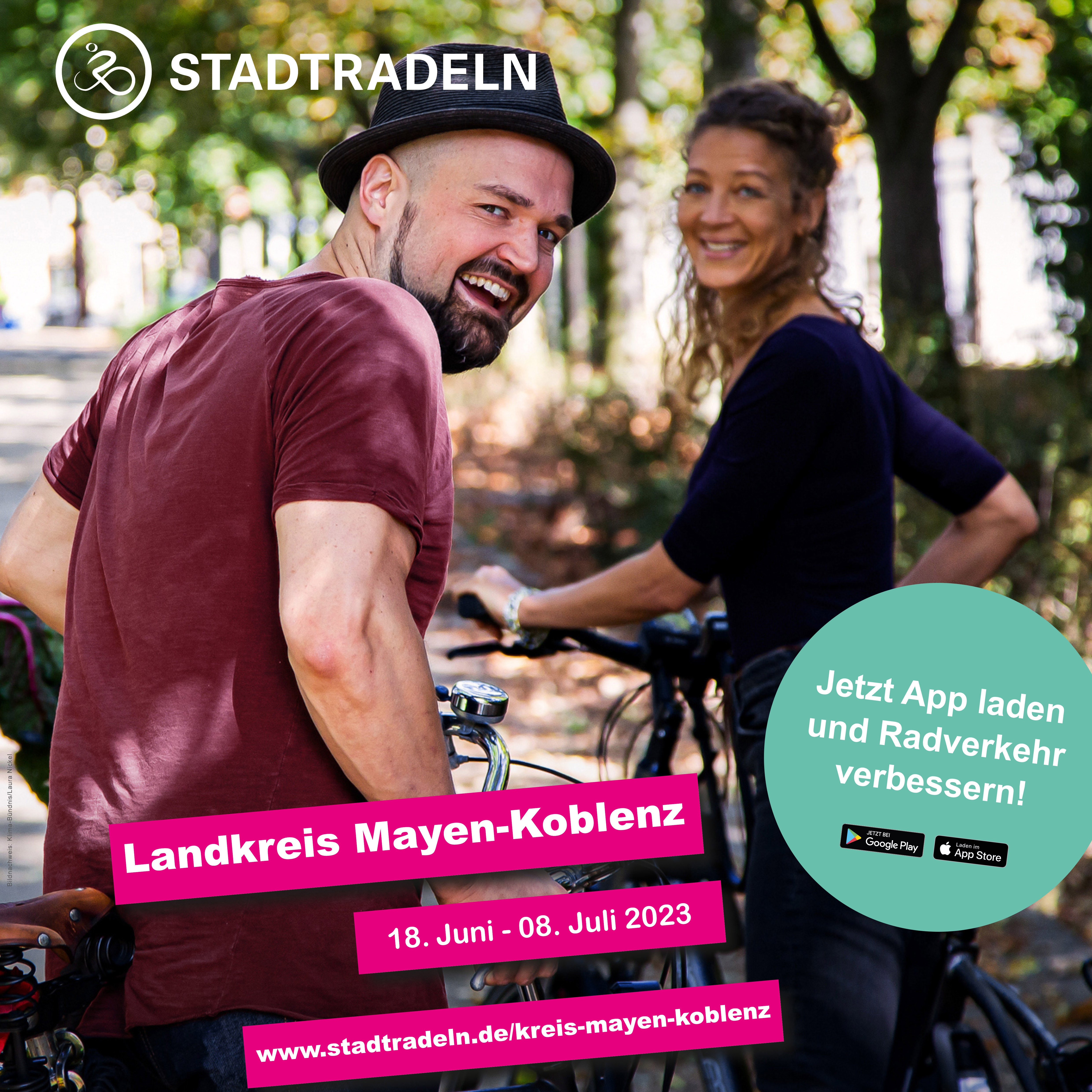 Plakat zum Stadtradeln