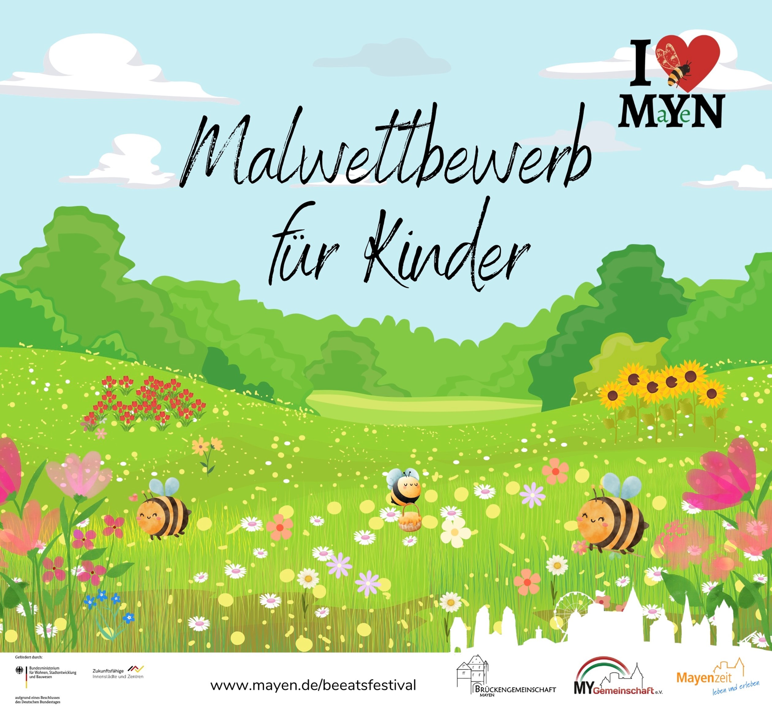 Plakat zum Malwettbewerb