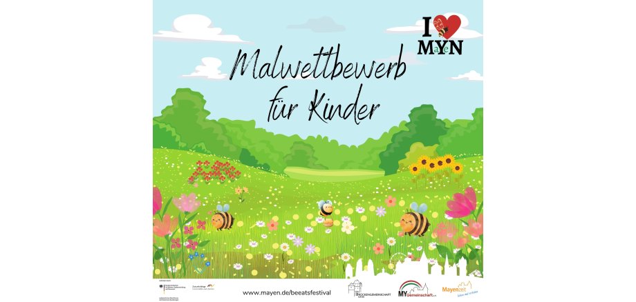 Plakat zum Malwettbewerb