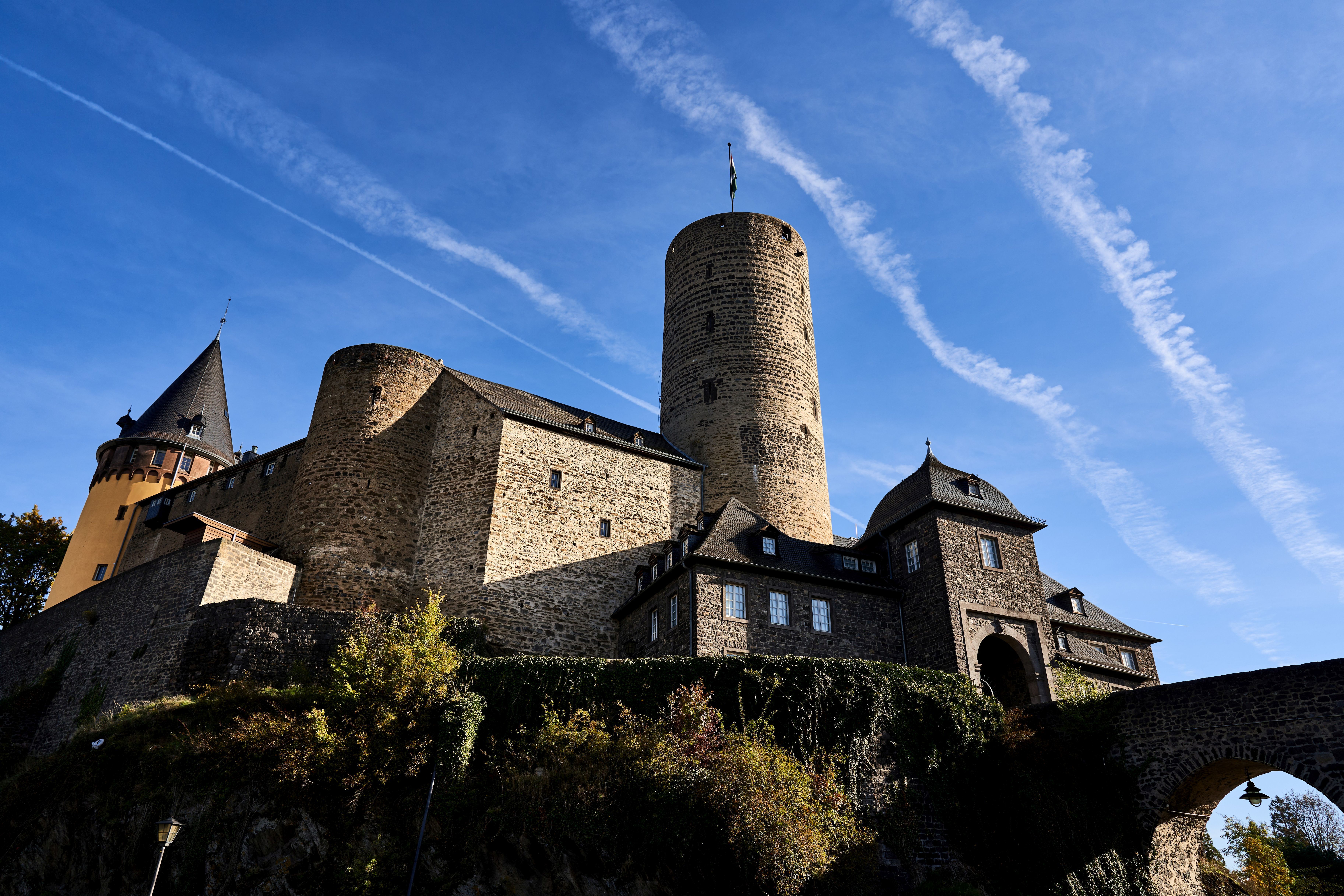 Ansicht der Mayener Genovevaburg