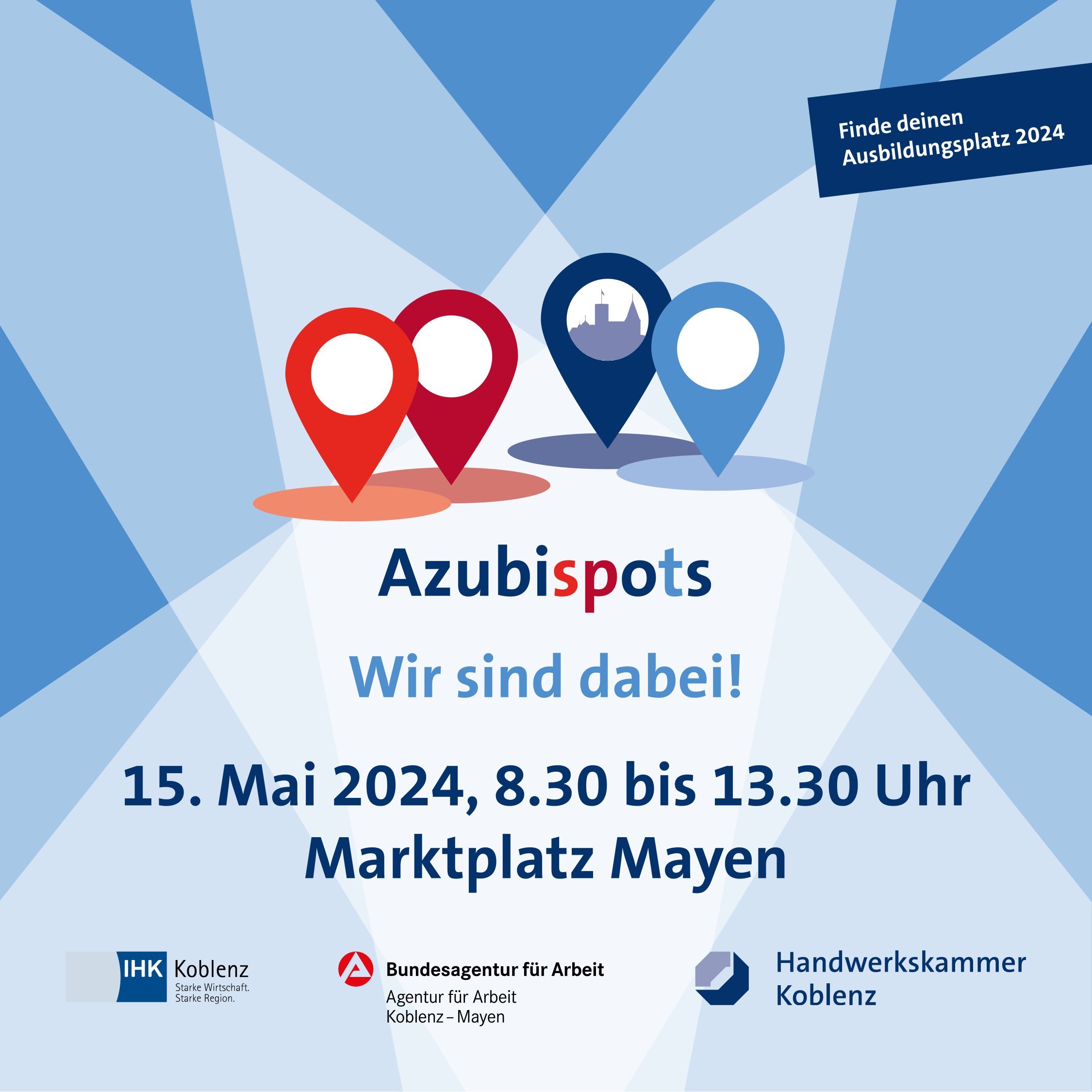 Umfangreiches Angebot mit rund 80 Arbeitgebern aus der Region in Mayen vertreten Ausbildungsmesse mit vielfältigen Angeboten