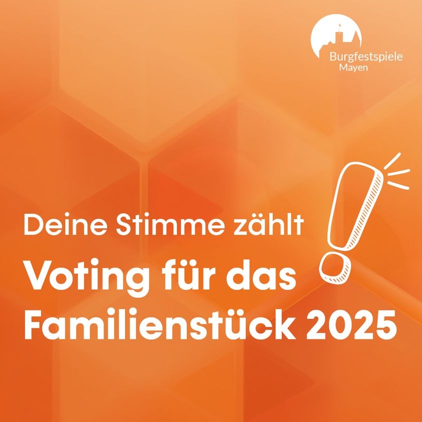 Flyer zum Voting des Familienstück 2025