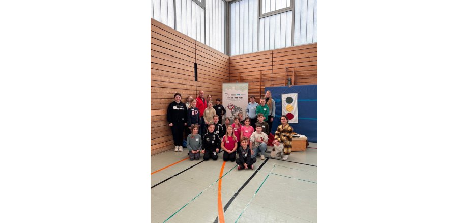 Gruppenbild der Kinder im Workshop